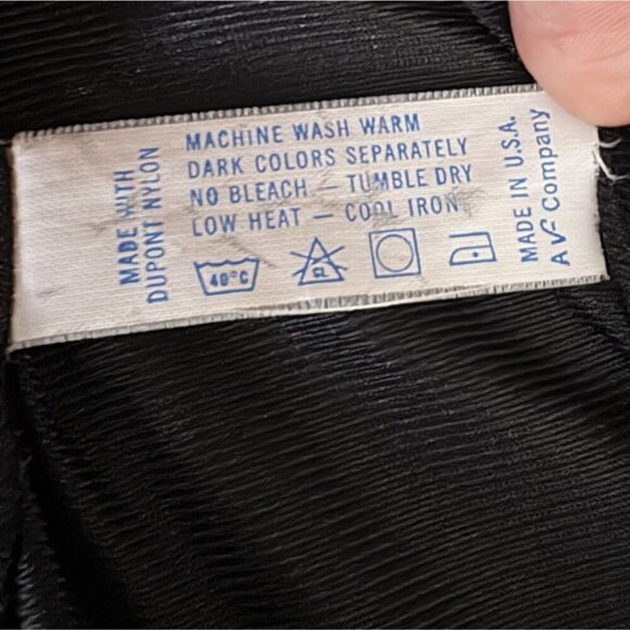 Vintage Vanity Fair Lace Trim Half Slip XXL Black Nylon Antron III USA 70's-80's - Picture 5 of 7